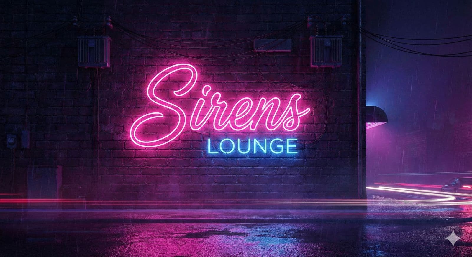 Sirens neon sign